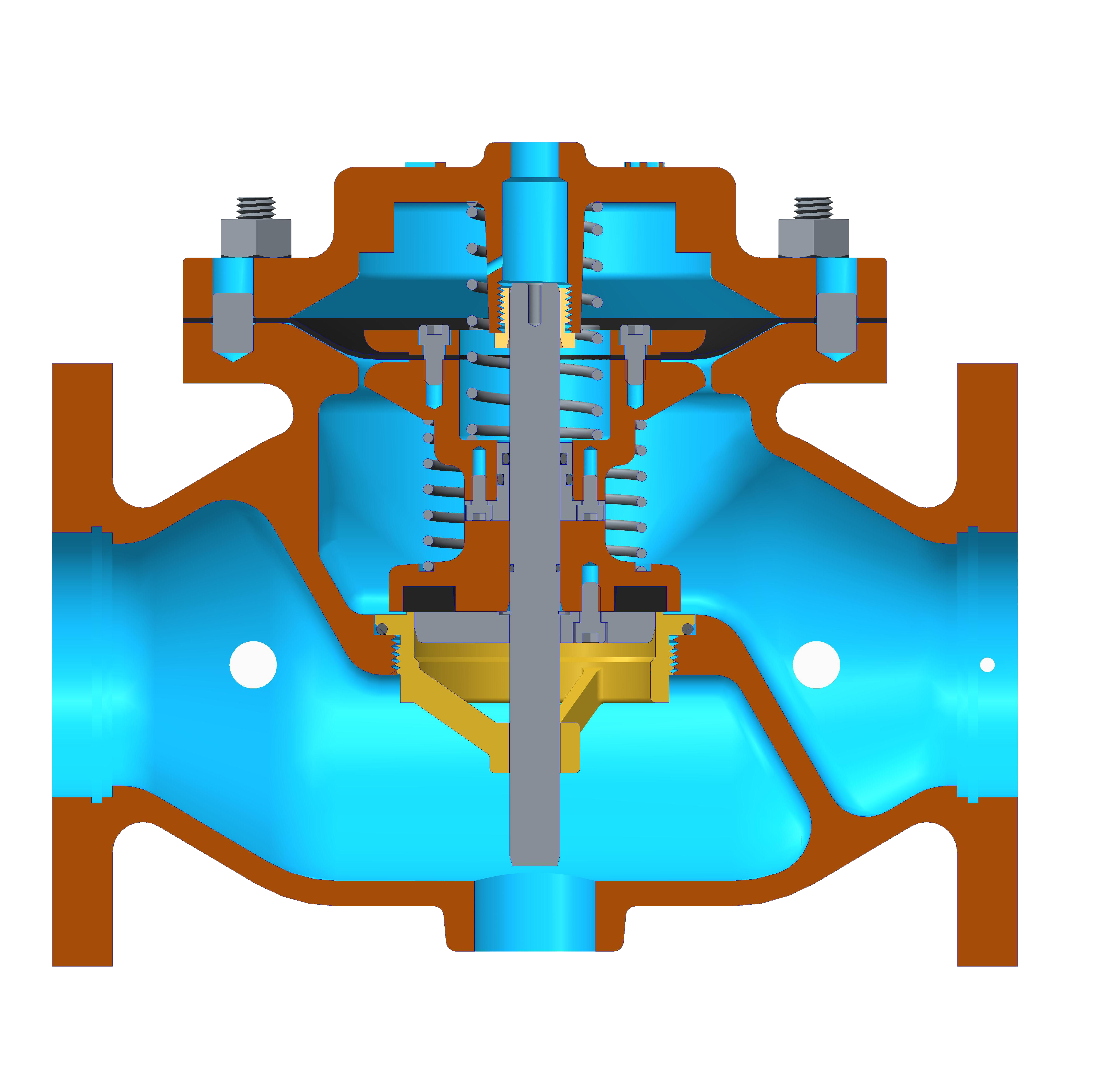 lift check valve animation